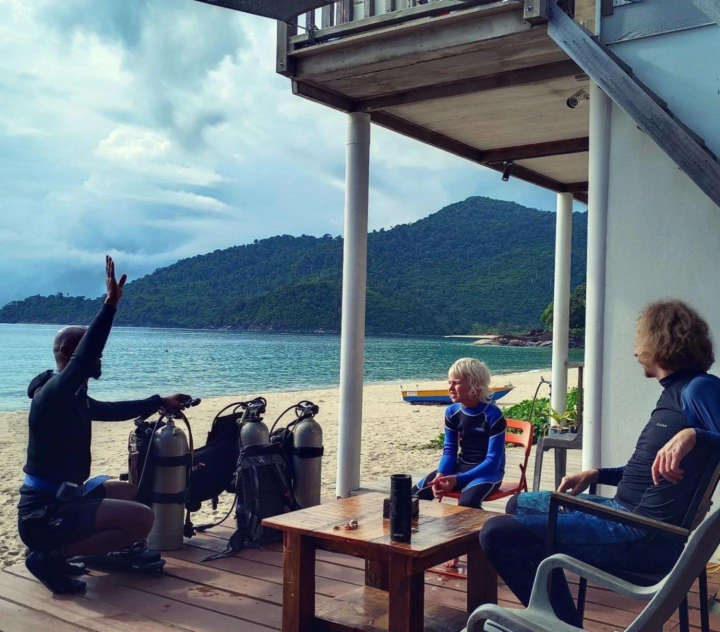 Tiongman Scubadive & Lodge Kampong Juara Εξωτερικό φωτογραφία