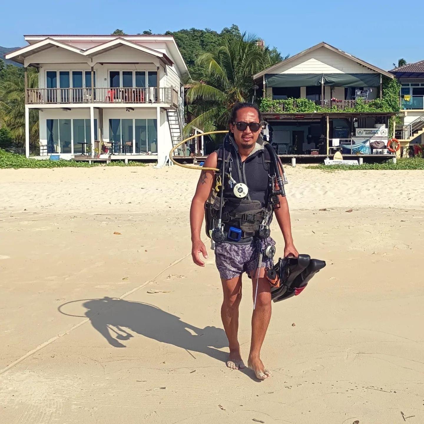 Tiongman Scubadive & Lodge Kampong Juara Εξωτερικό φωτογραφία